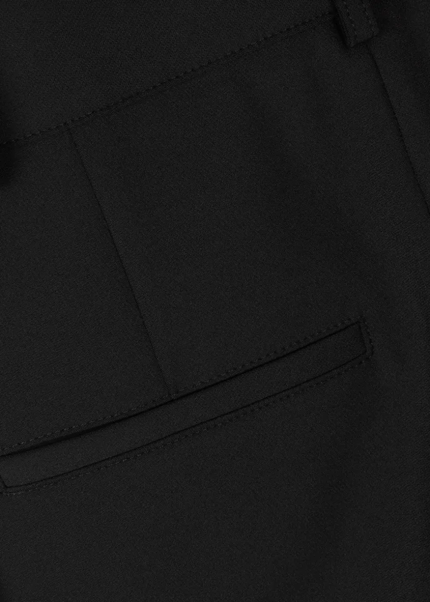 Hibiscus flared-leg trousers