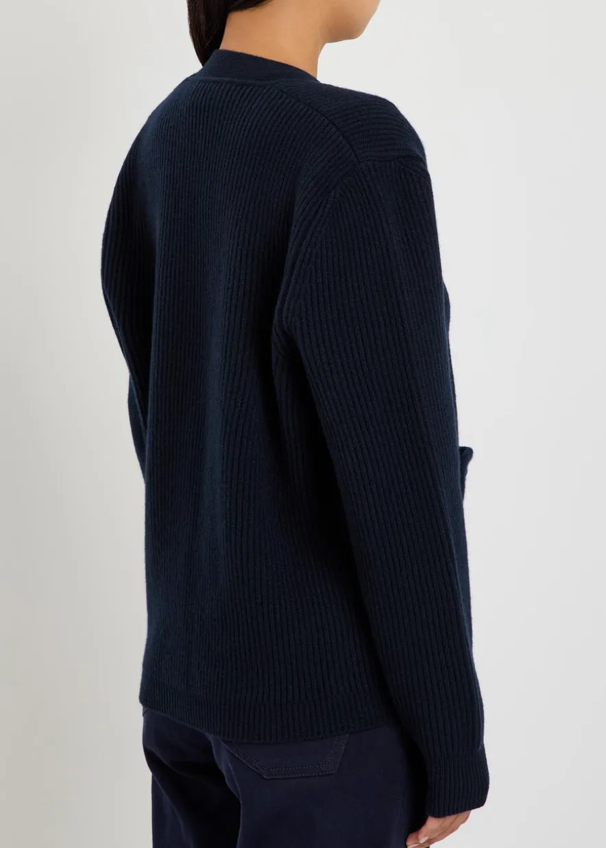 Highland wool and cashmere-blend cardigan
