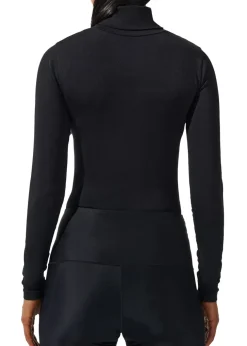 High-neck bodysuit