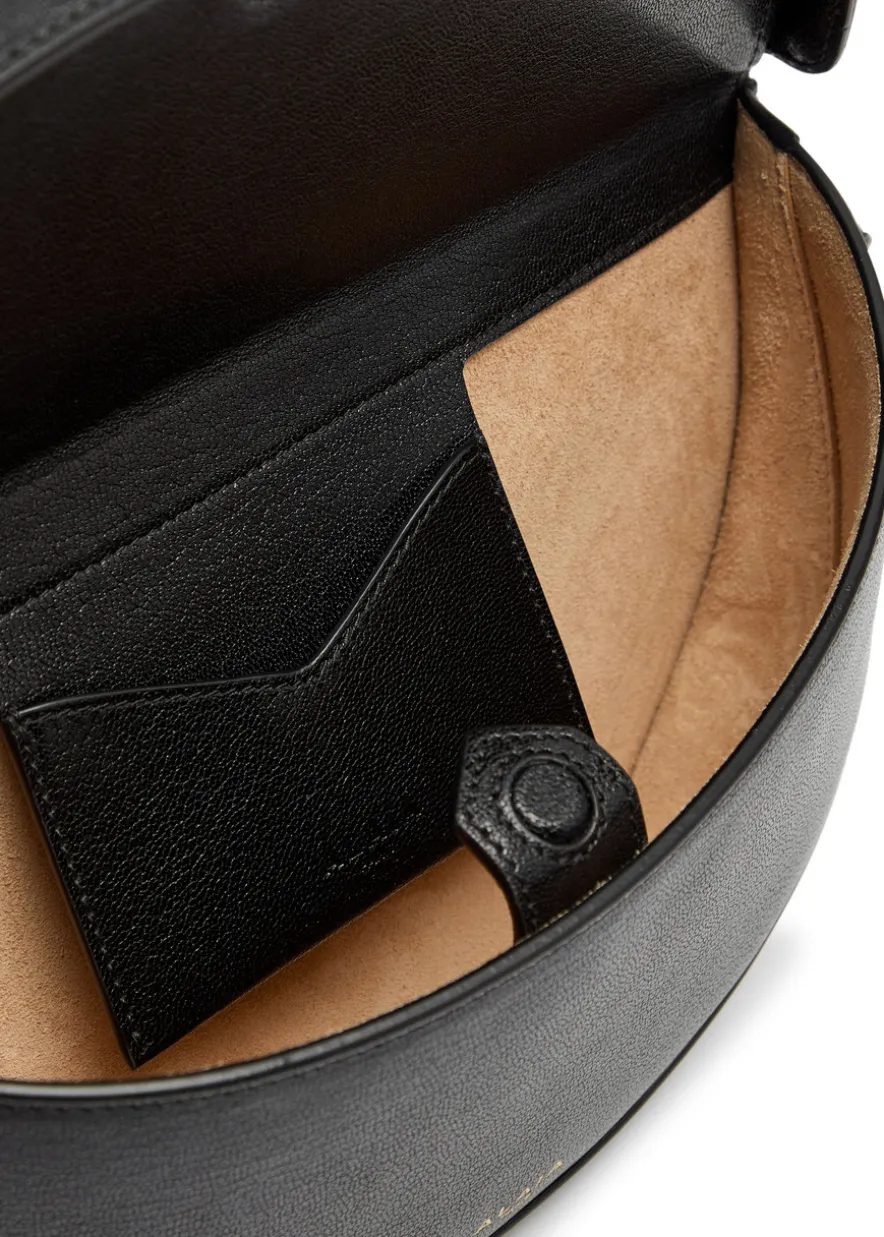 Hip East West grained leather cross-body bag