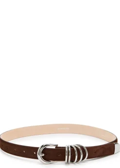 Hollyhock suede belt
