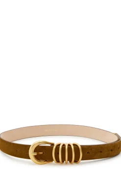 Hollyhock suede belt