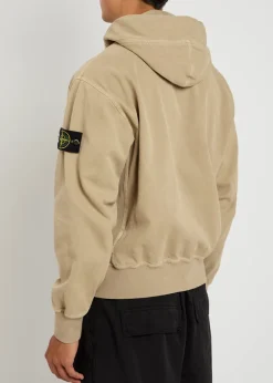 Hooded canvas work jacket