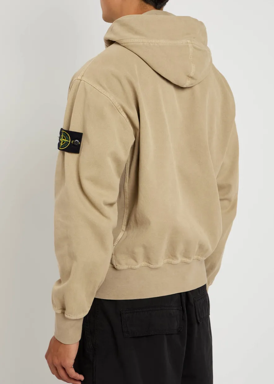 Hooded canvas work jacket