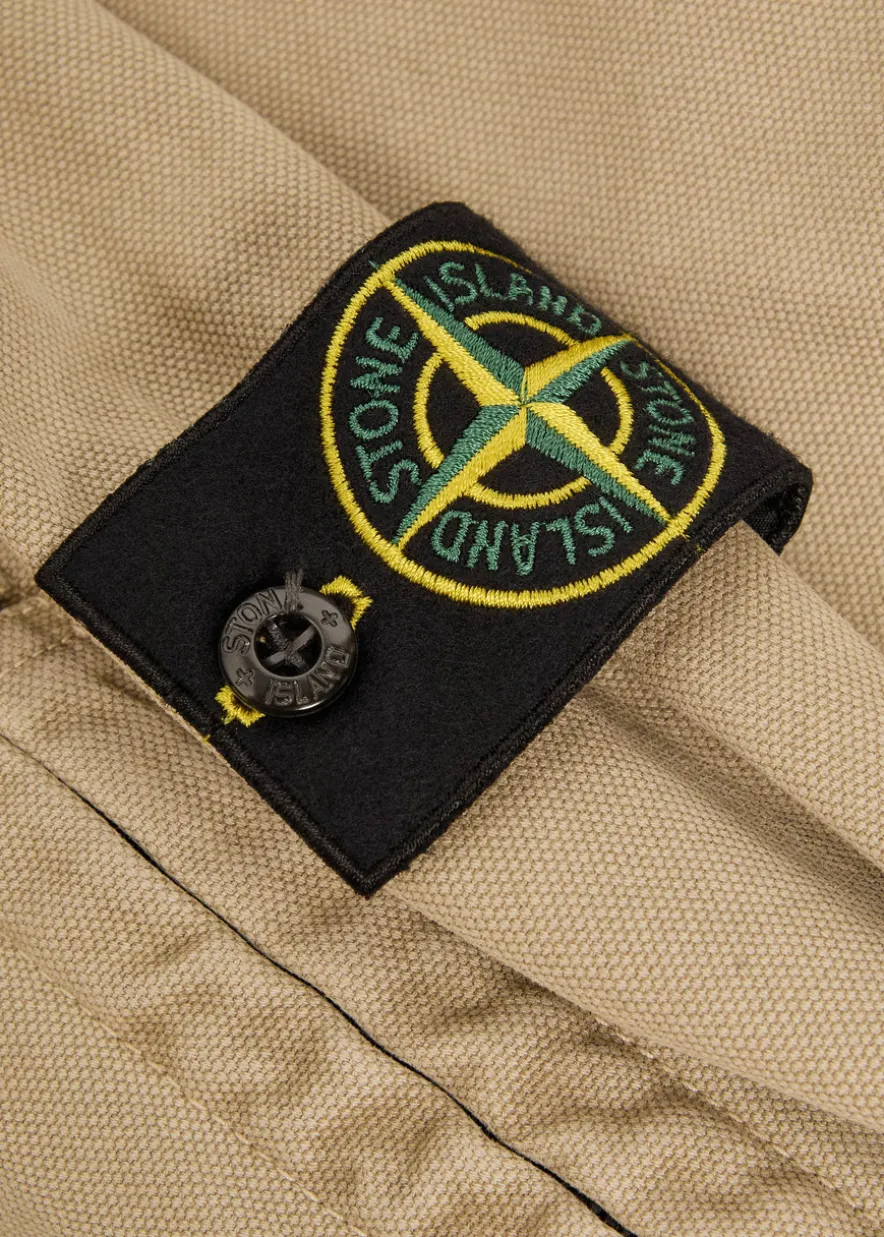 Hooded canvas work jacket