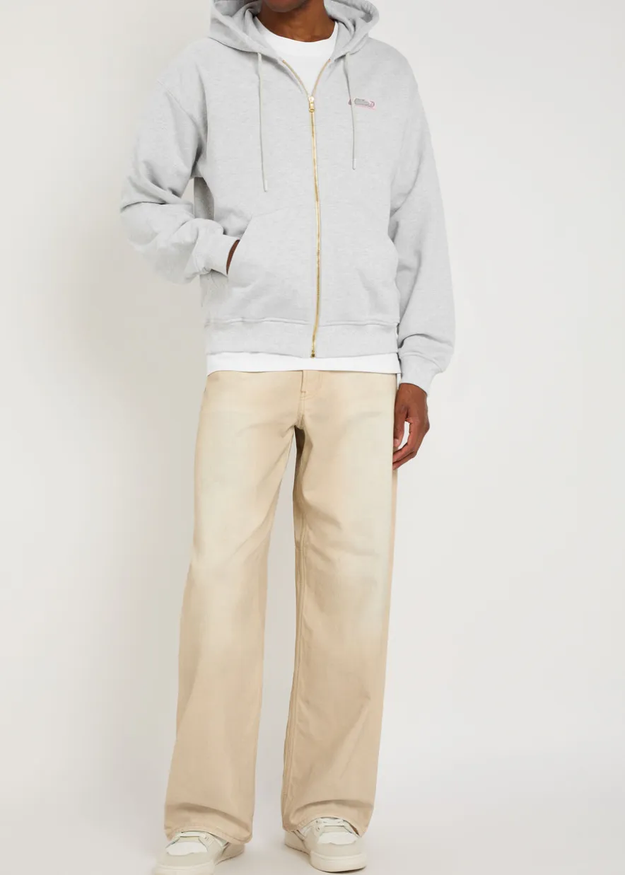 Hooded cotton sweatshirt