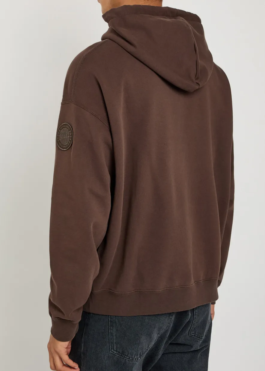Hooded cotton sweatshirt