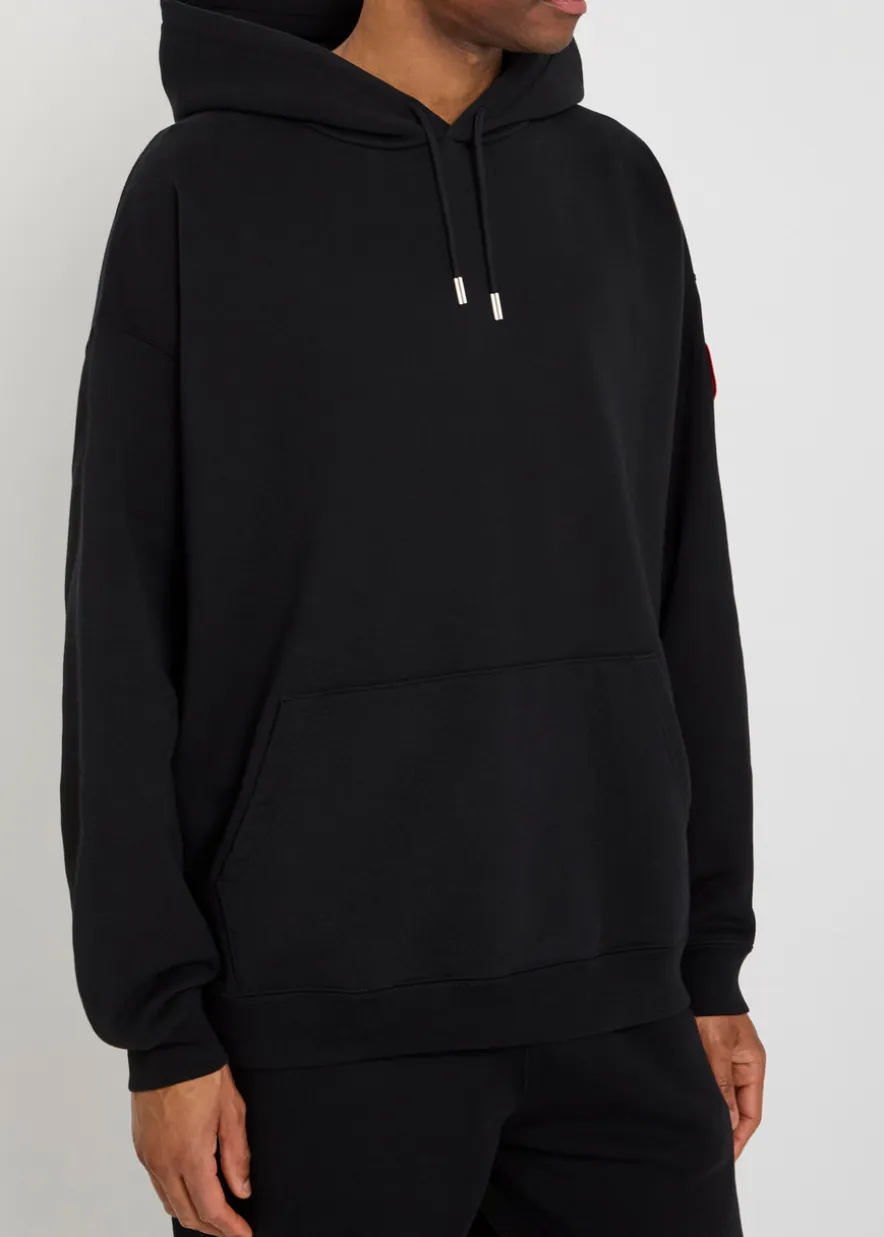 Hooded cotton sweatshirt