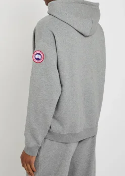 Hooded cotton sweatshirt