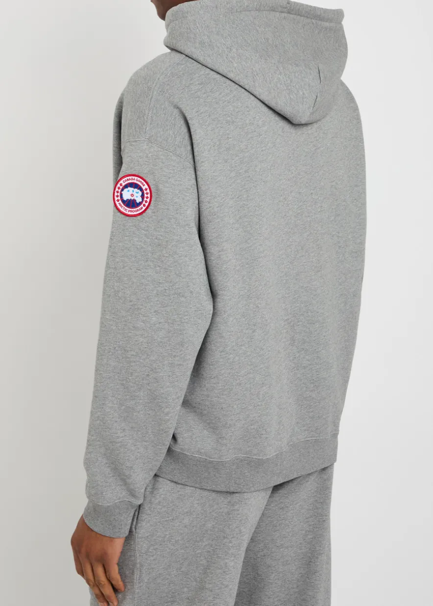 Hooded cotton sweatshirt