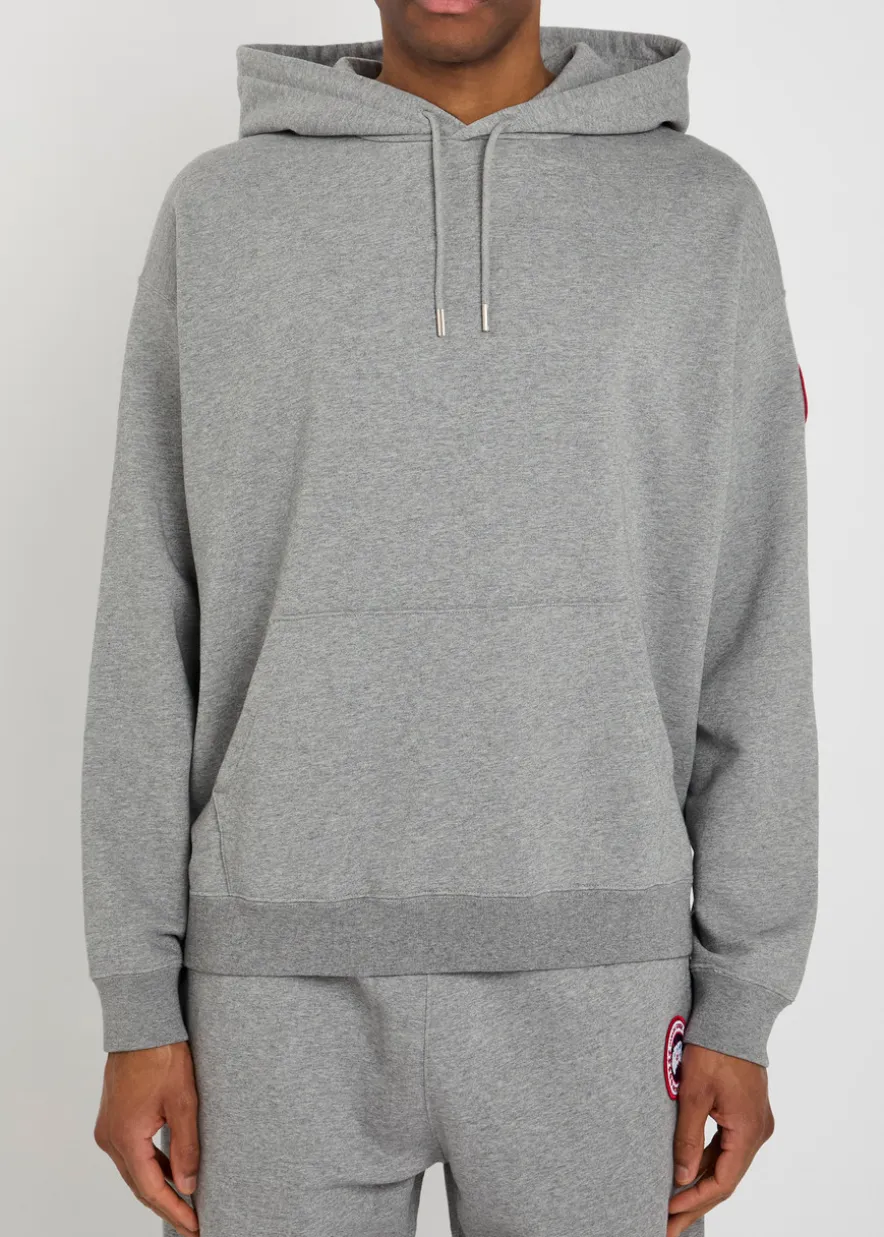 Hooded cotton sweatshirt