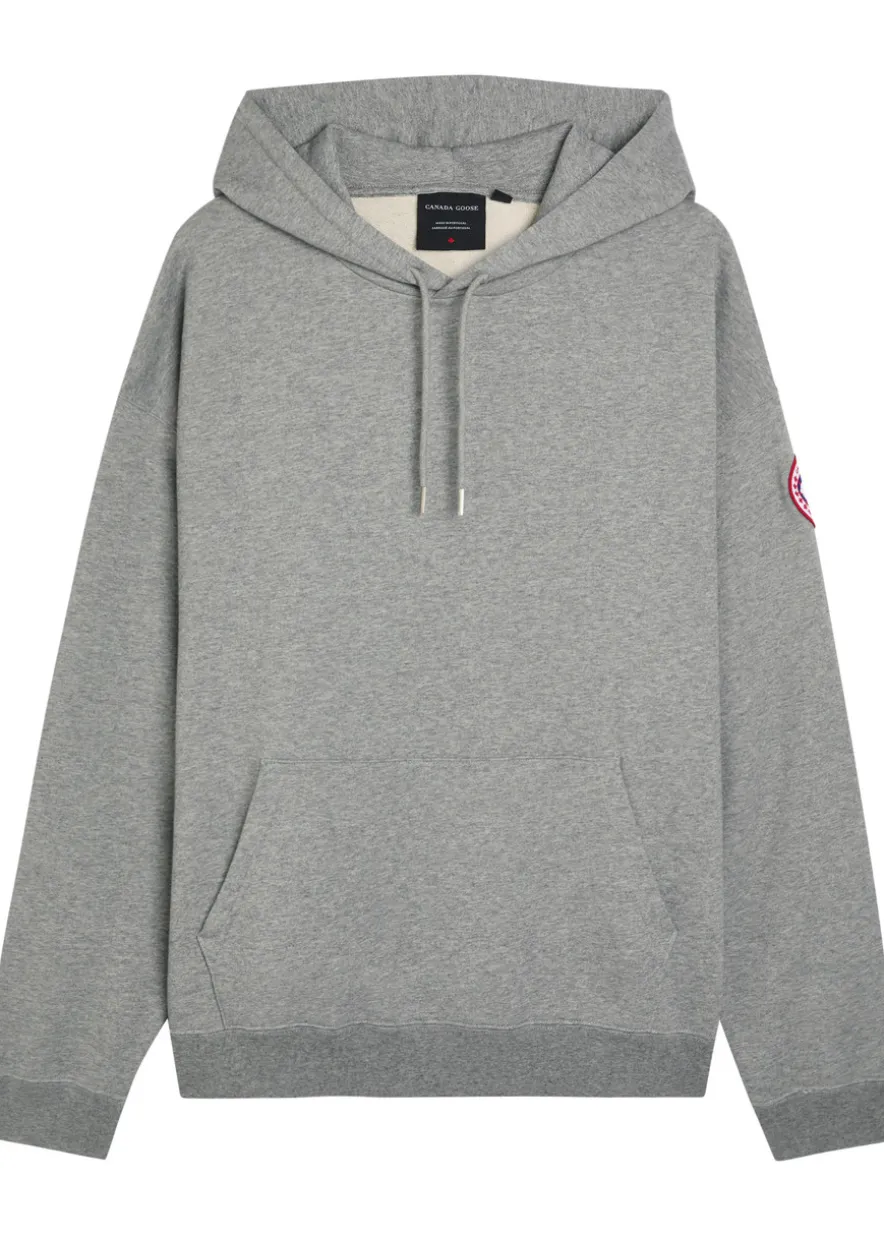 Hooded cotton sweatshirt