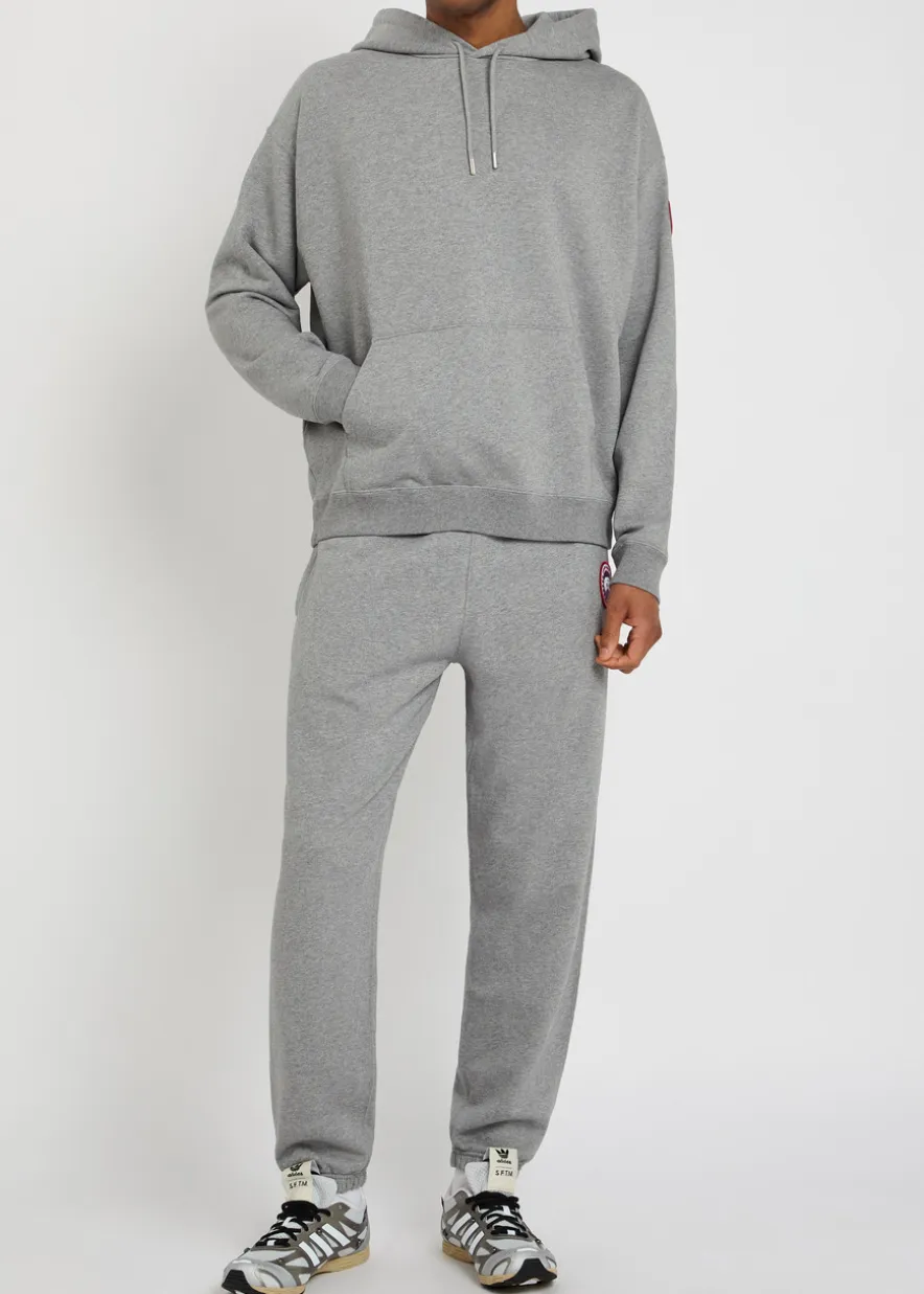 Hooded cotton sweatshirt