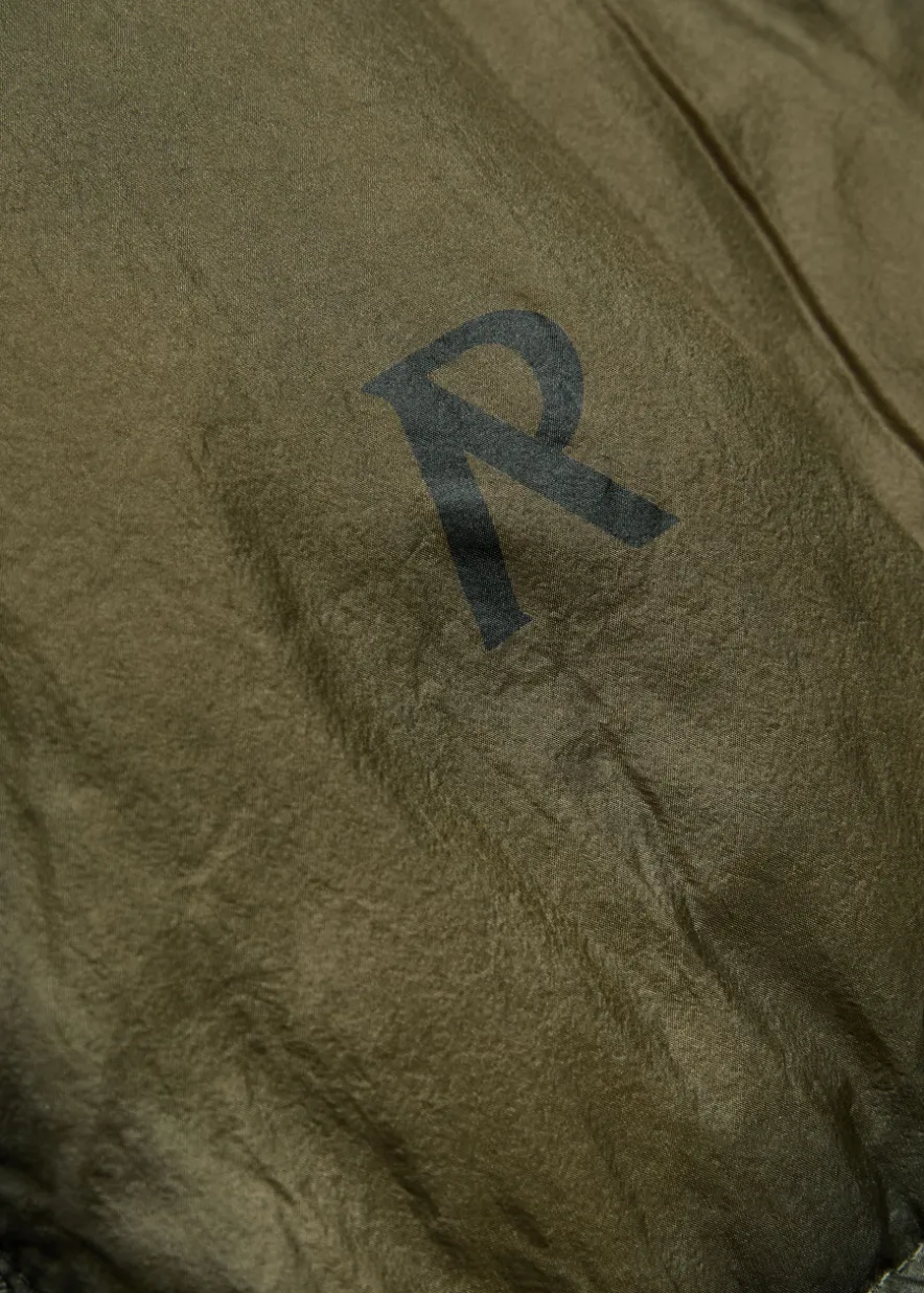 Hooded nylon jacket