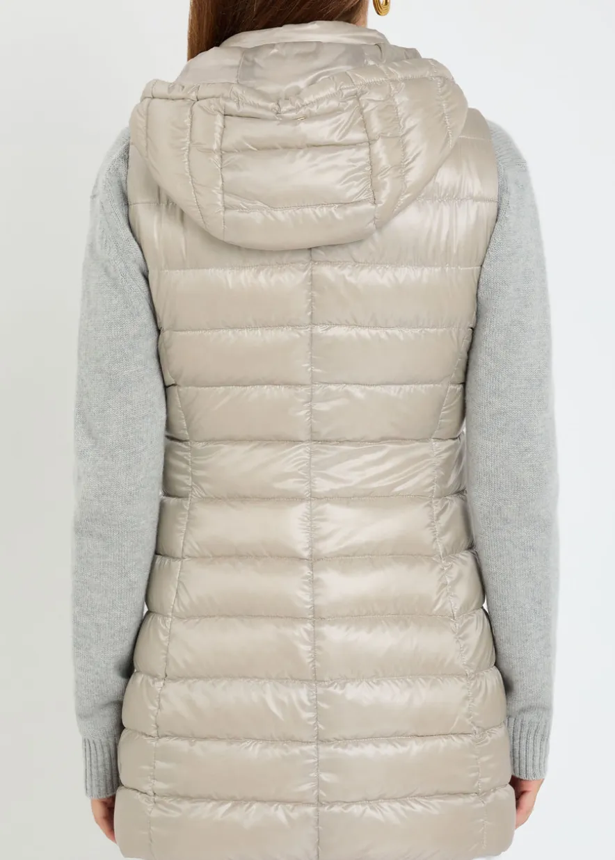 Hooded shell gilet