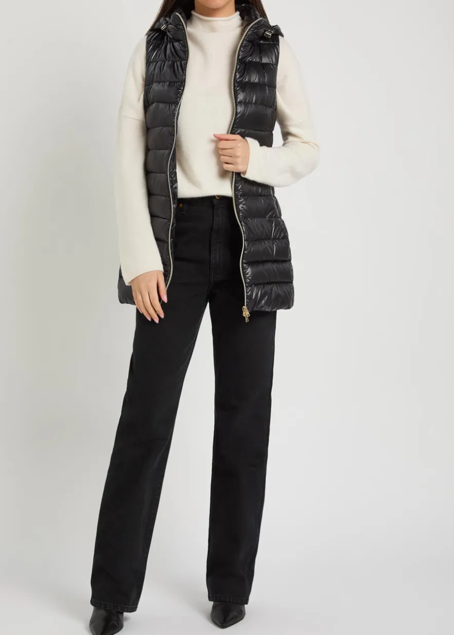 Hooded shell gilet