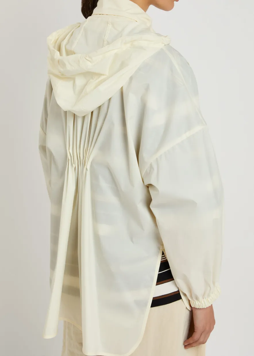 Hooded shell shirt