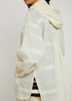 Hooded shell shirt