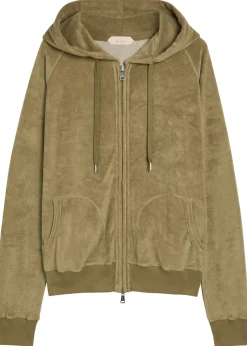 Hooded terry jumper