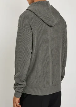 Hooded wool jumper