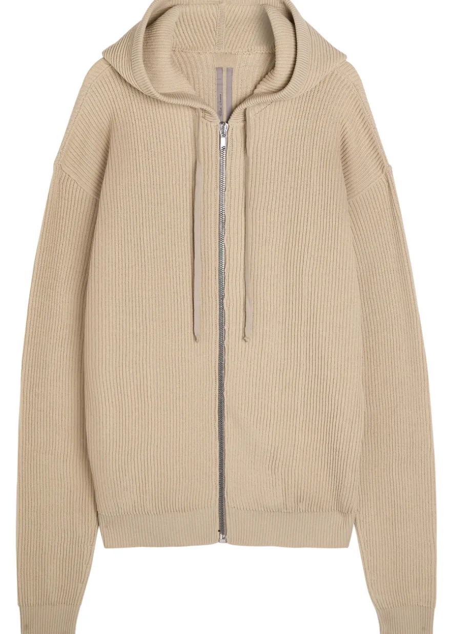 Hooded wool jumper