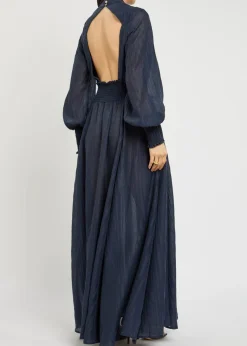 Horizon embroidered maxi dress