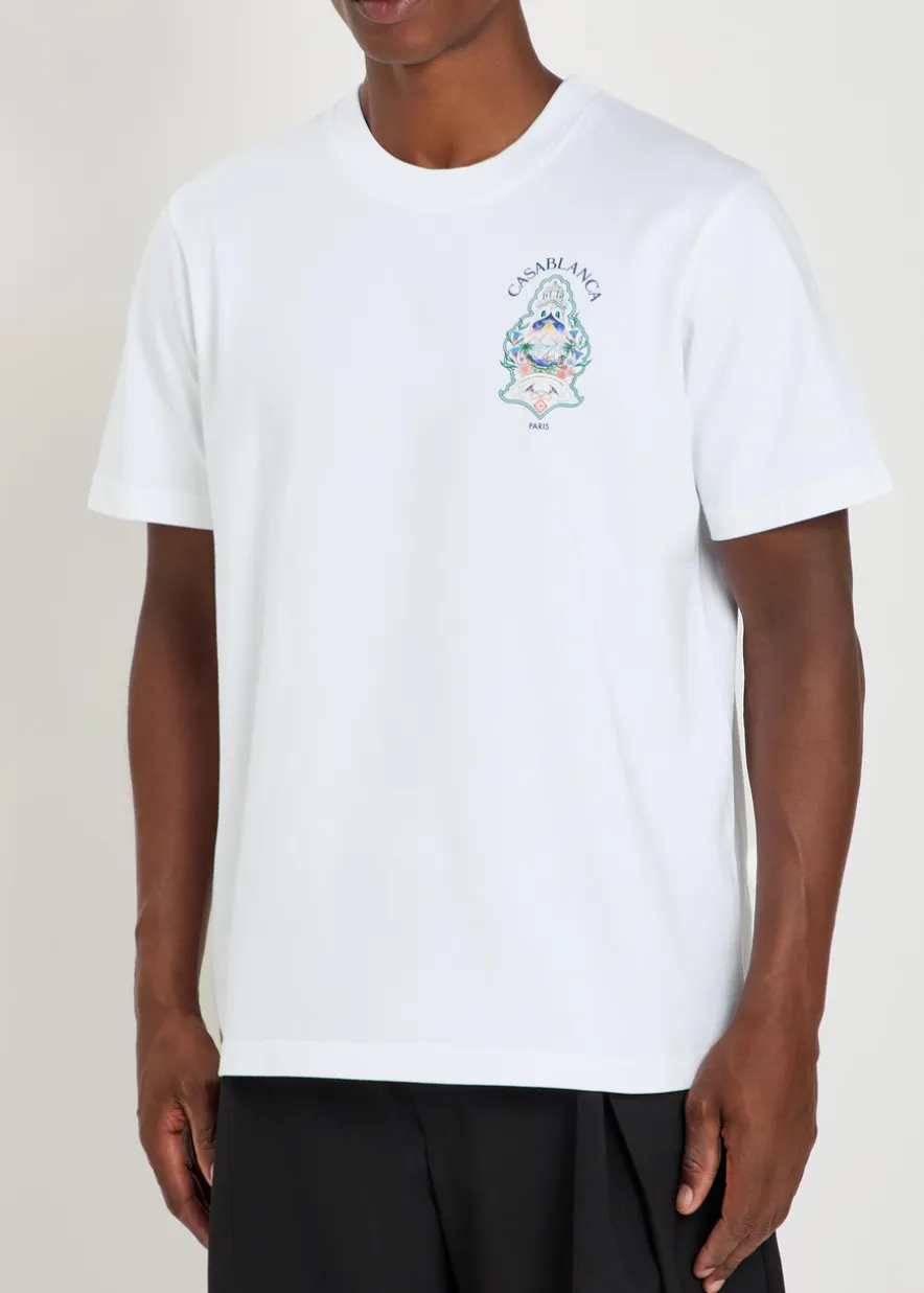 Hotel printed cotton T-shirt