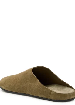 Hudson suede sliders