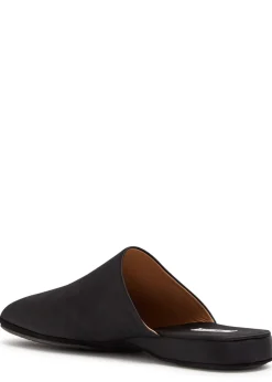 Hugh satin slippers