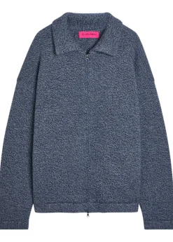 Hunter zip-through cashmere jacket