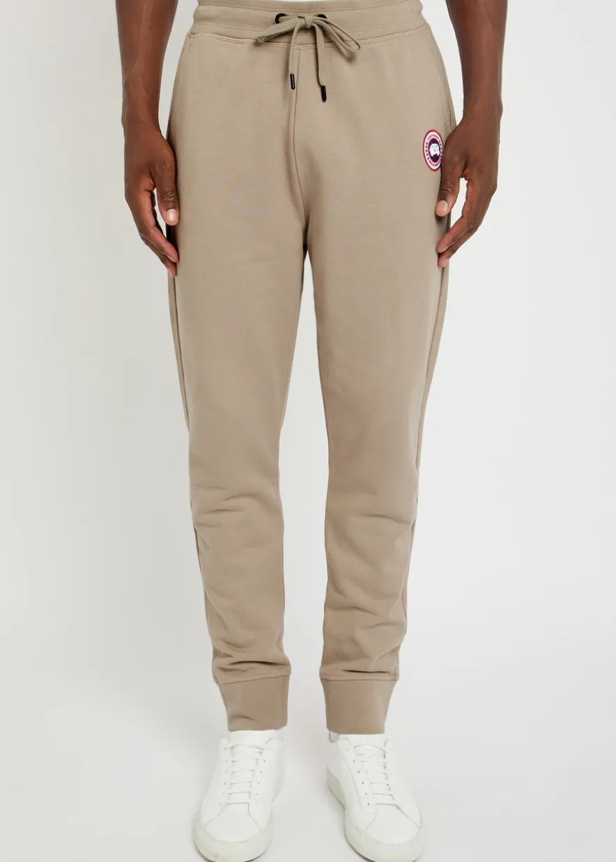 Huron logo cotton sweatpants