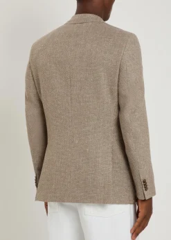 Hutson wool and linen-blend blazer