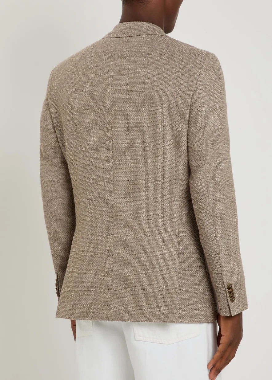Hutson wool and linen-blend blazer