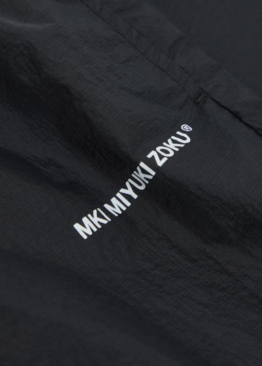 Hyperlight logo-print shell shorts