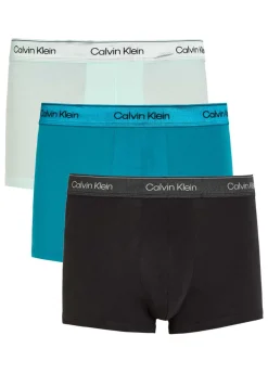 Icon metallic stretch-cotton trunks - set of three