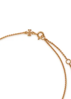 Icon pavé 18kt gold-plated necklace