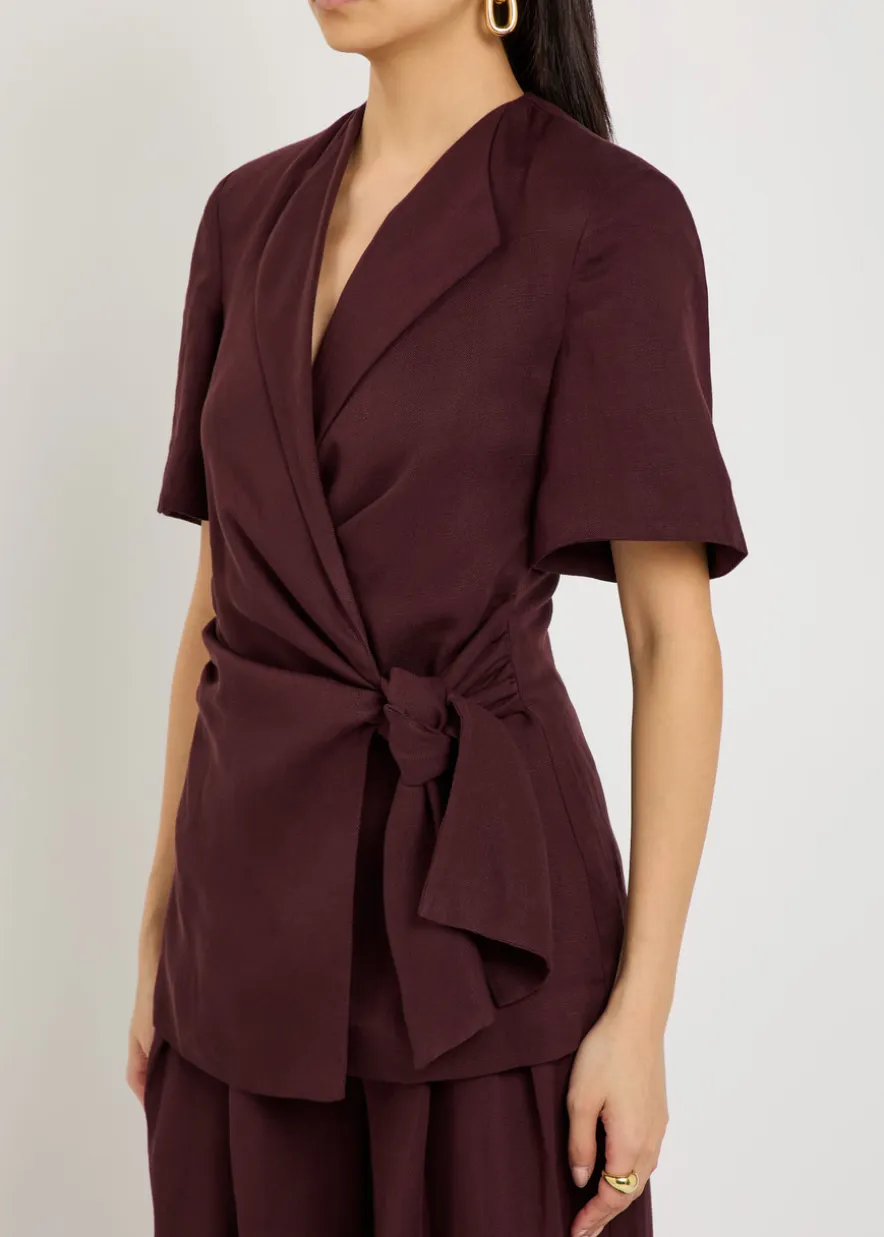 Ida wrap blazer