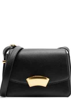 ID pebbled leather shoulder bag