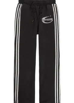 Imperial logo striped cotton sweatpants