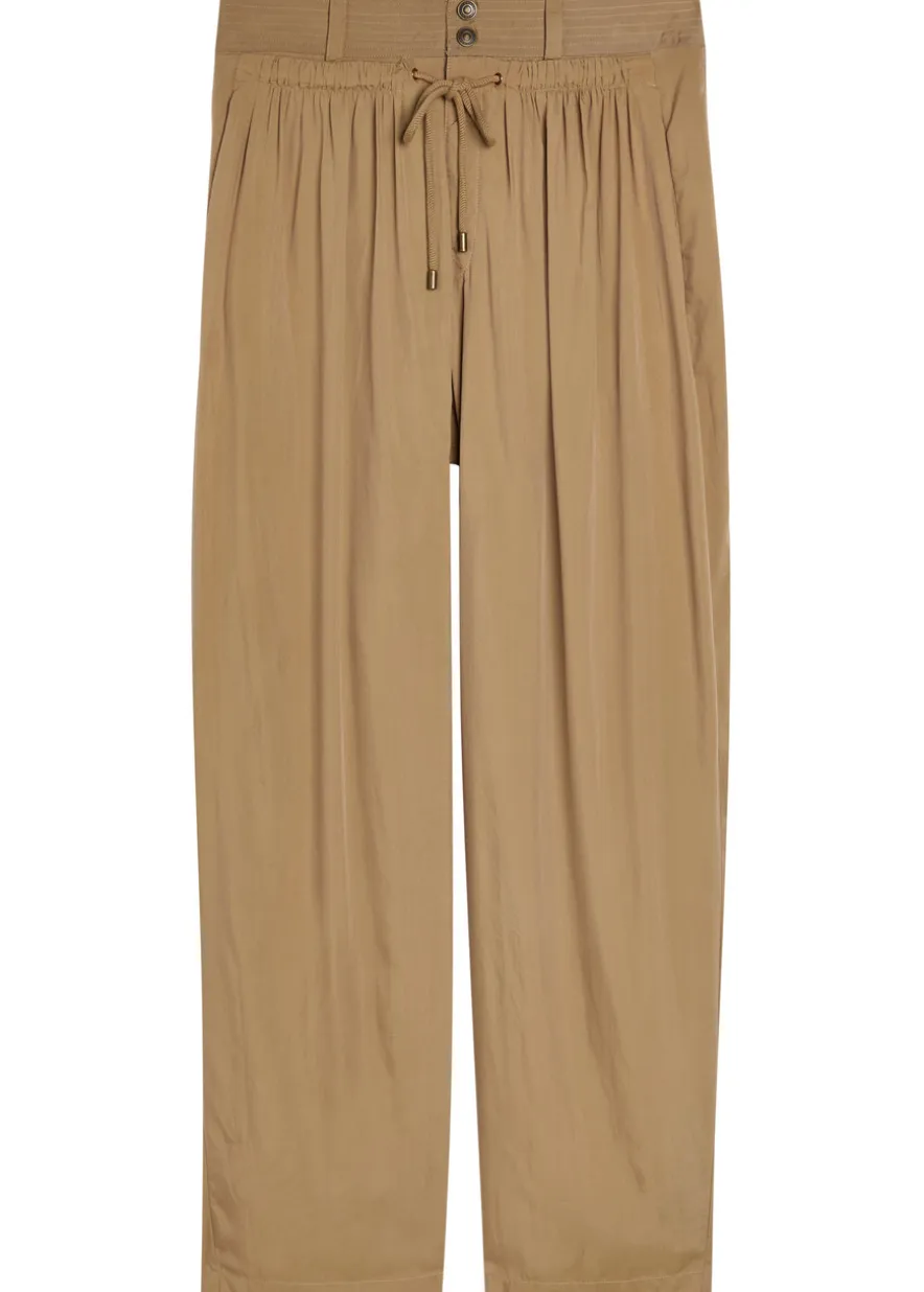 Inaya drawstring woven trousers
