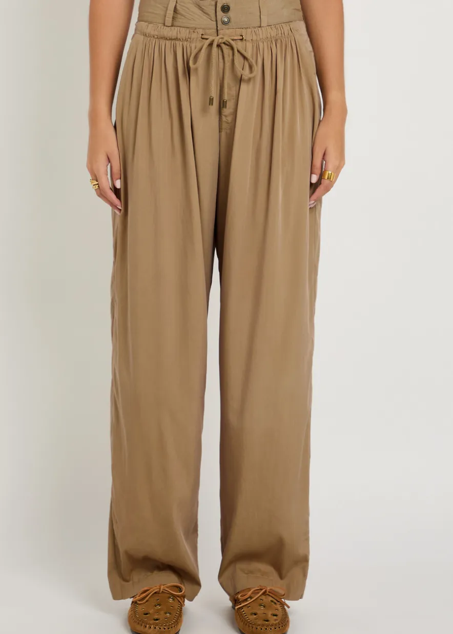 Inaya drawstring woven trousers