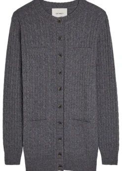 Inda cable-knit cashmere cardigan