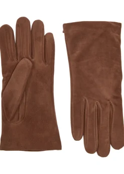 Ines cashmere-lined suede gloves