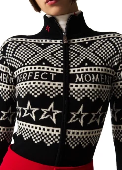 Intarsia-knit merino wool bodysuit