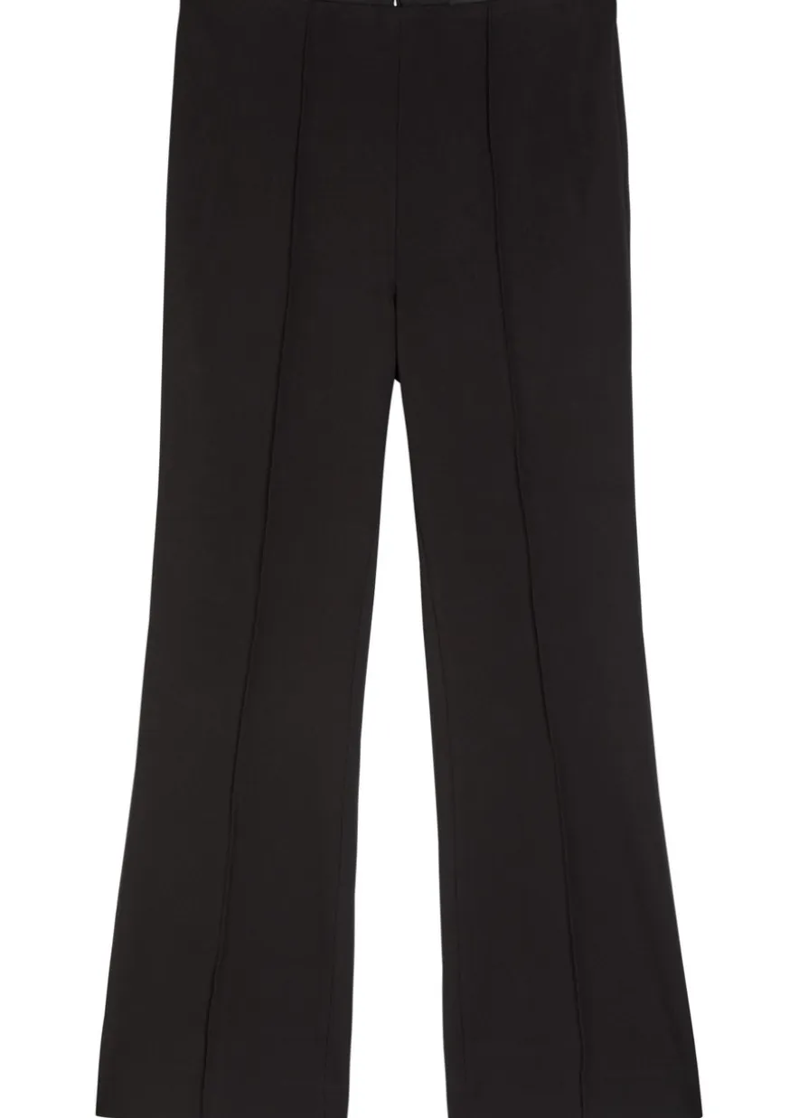 Irina cropped flared-leg trousers