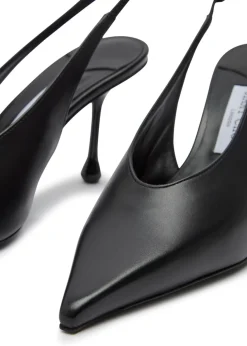 Isa 80 leather slingback pumps