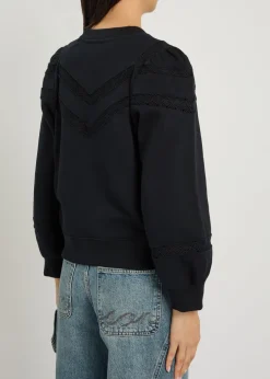 Isles embroidered cotton sweatshirt