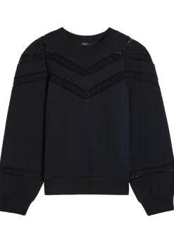 Isles embroidered cotton sweatshirt