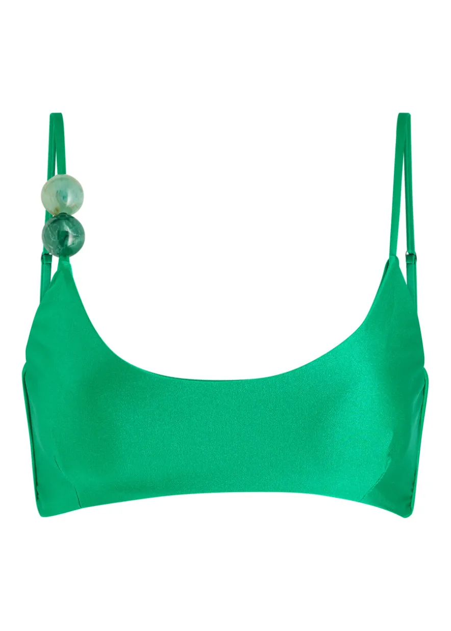 Itala metallic bikini top