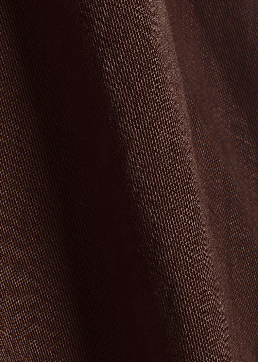 Izaro halterneck woven maxi dress